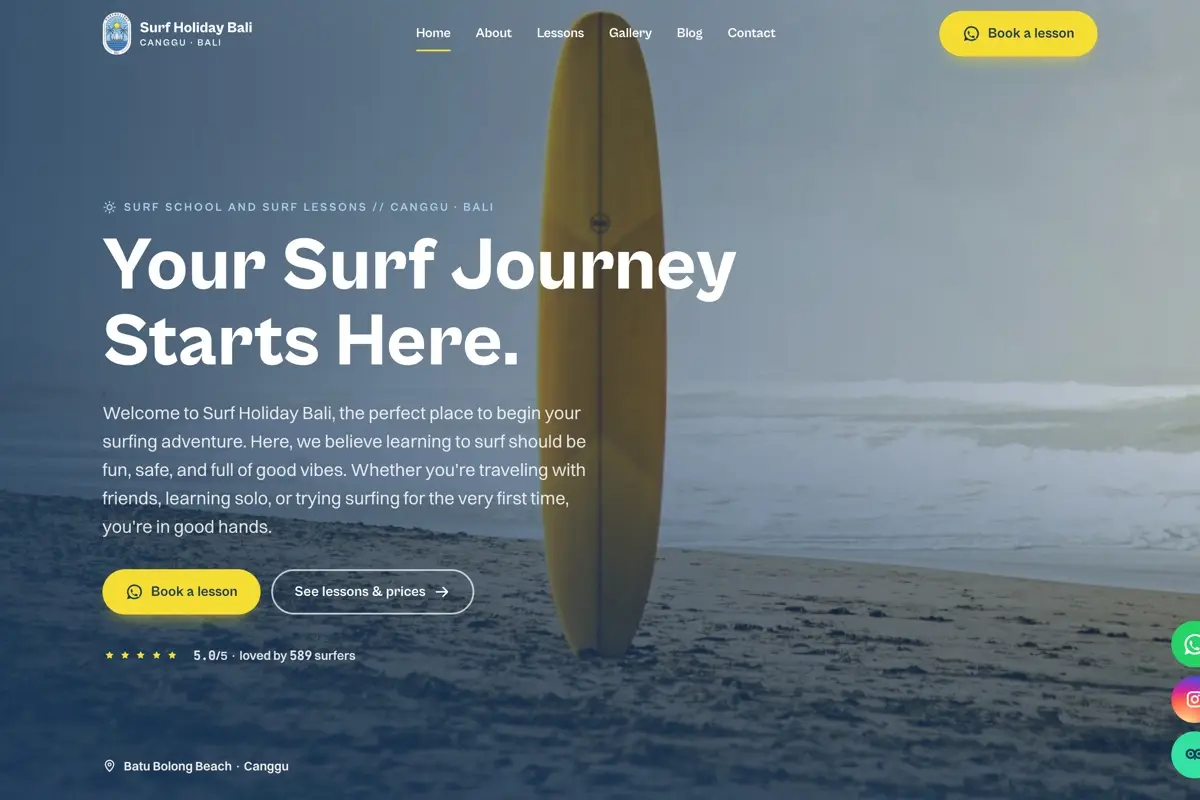 Surf Holiday Bali — Surf Holiday Bali